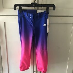 3 pairs girls softball/baseball pants xs/s 2 NWT